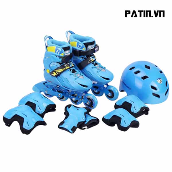 Giày Patin Trẻ Em Flying Eagle NT Combo Xanh