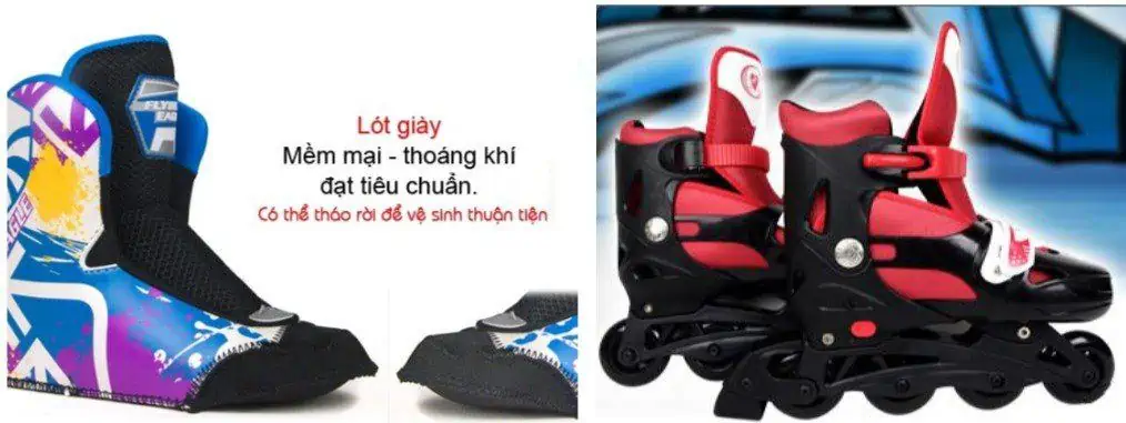 Giày patin trẻ em, giày patin chính hãng