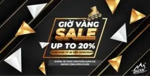 Giờ vàng rộn ràng đã tới, ring ngay ưu đãi lên đến 20% thôi.