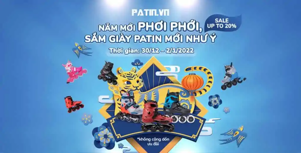 NĂM MỚI PHƠI PHỚI, SẮM GIÀY PATIN NHƯ Ý