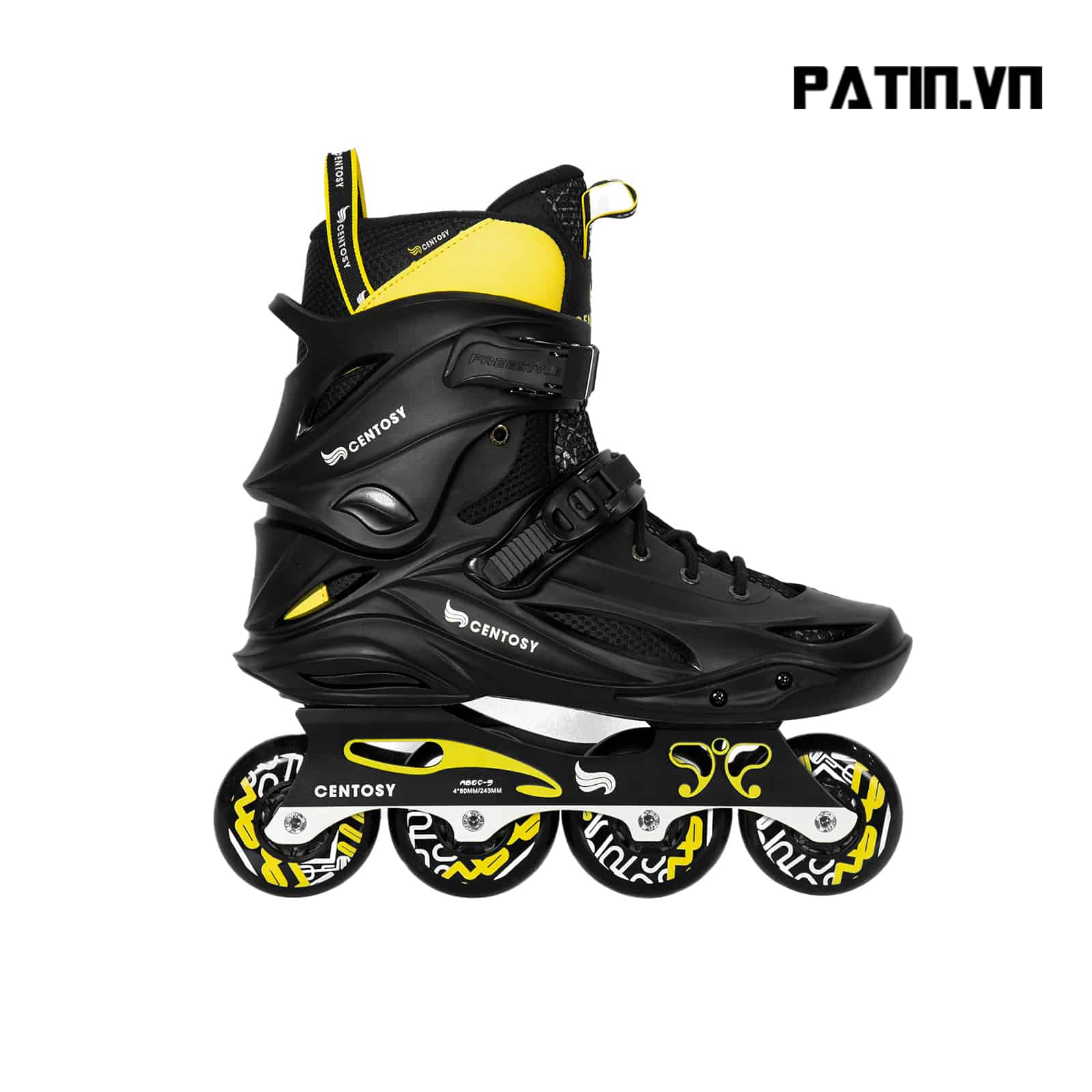 Giày Patin Centosy Freestyle Pro Đen
