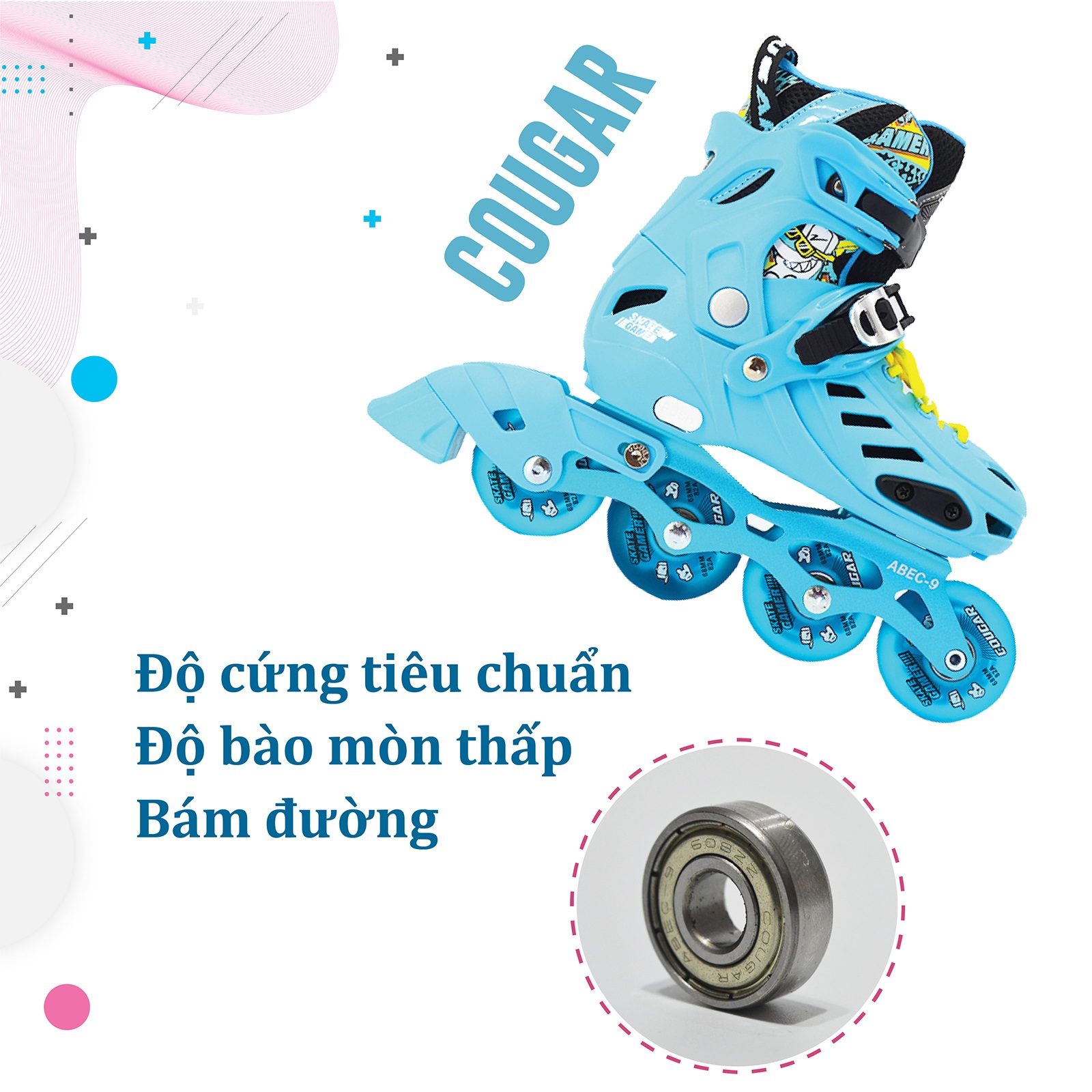 Giày Patin Trẻ Em Cougar MZS 313