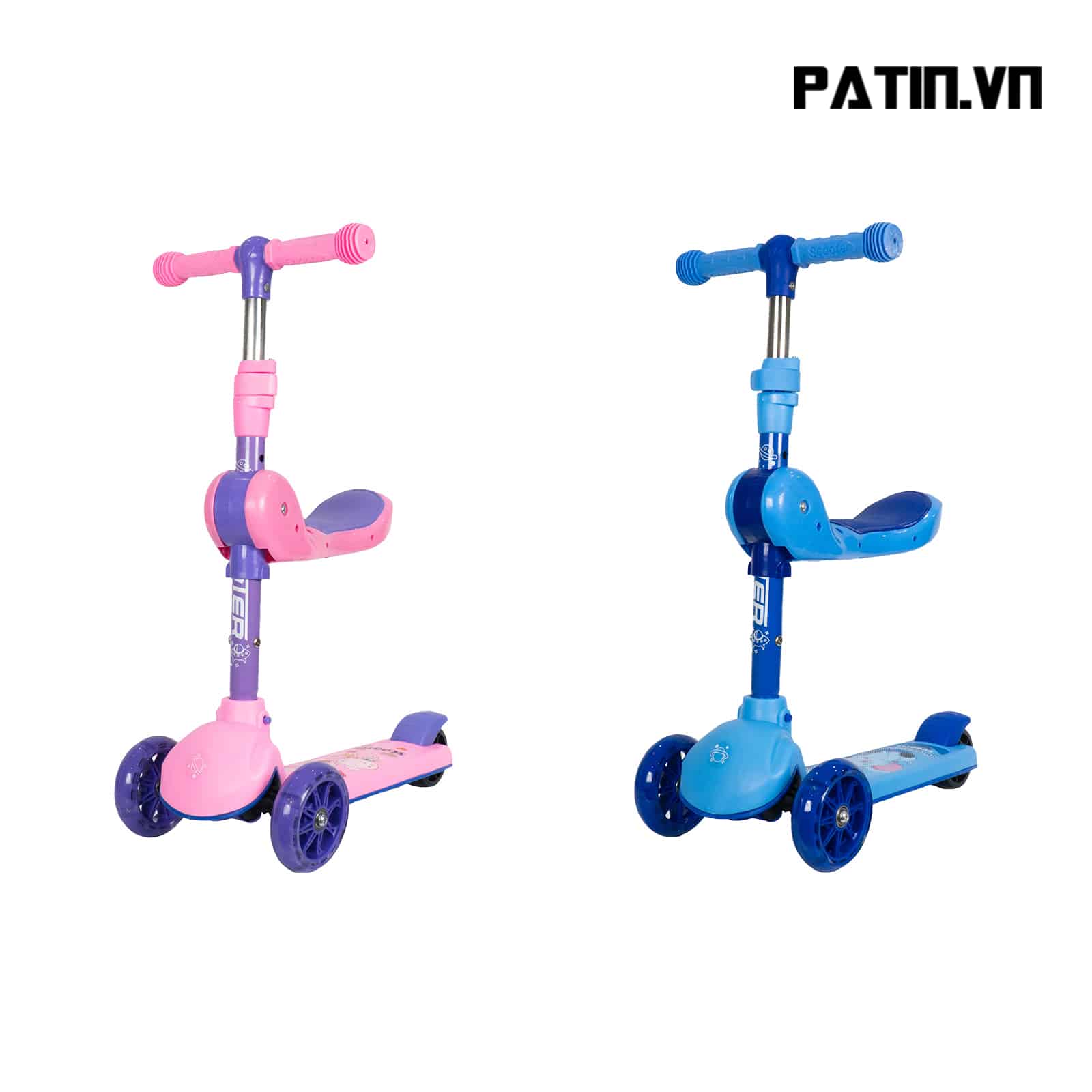 Xe Trượt Scooter 902 3 Màu Xanh/ Hồng/ Cam