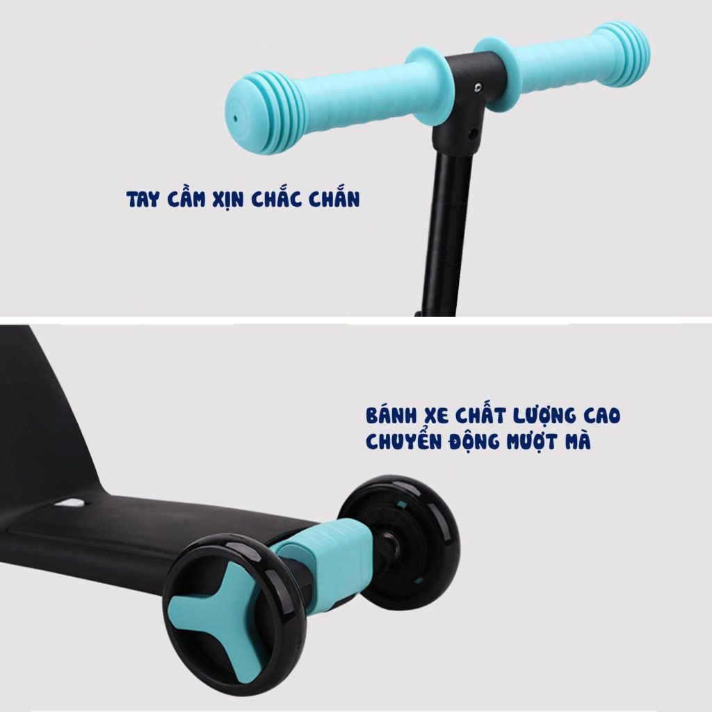 Xe Trượt Scooter Trẻ Em 3in1