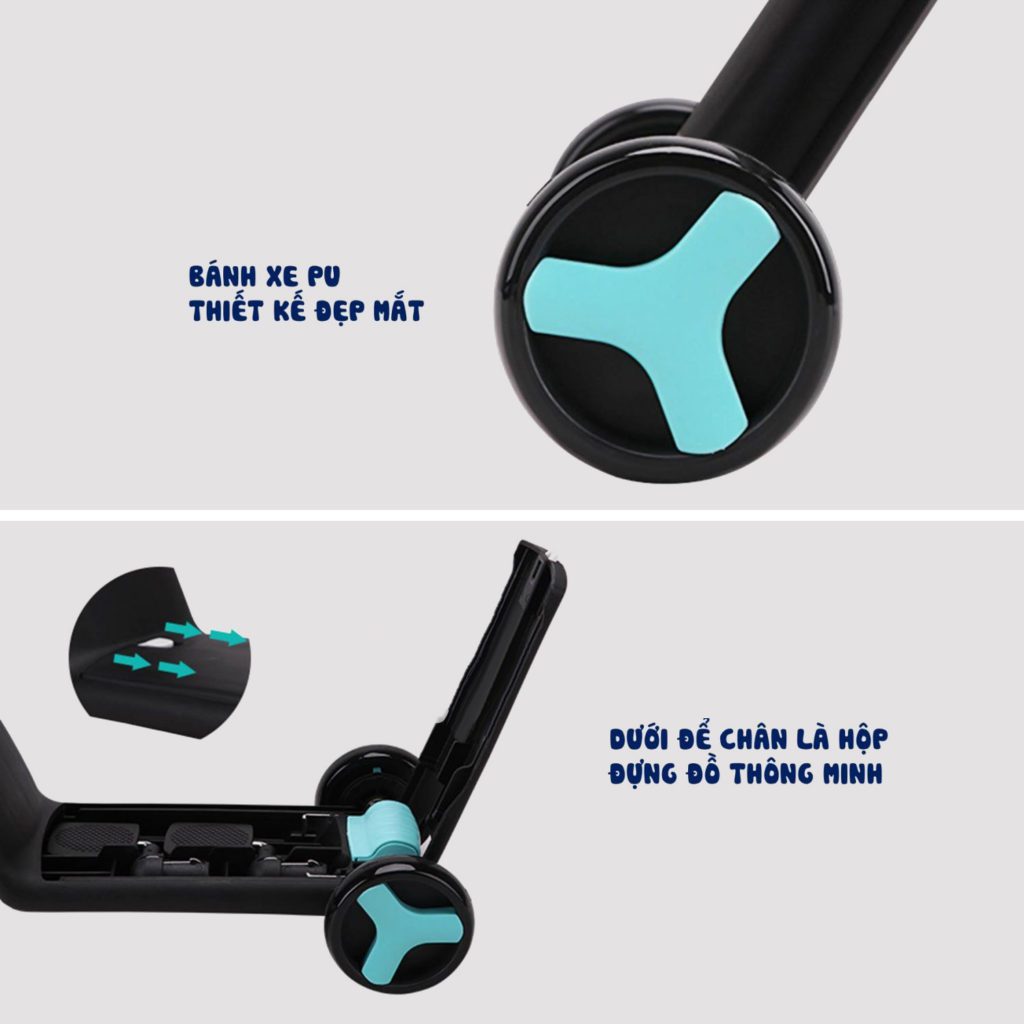 Xe Trượt Scooter Trẻ Em 3in1