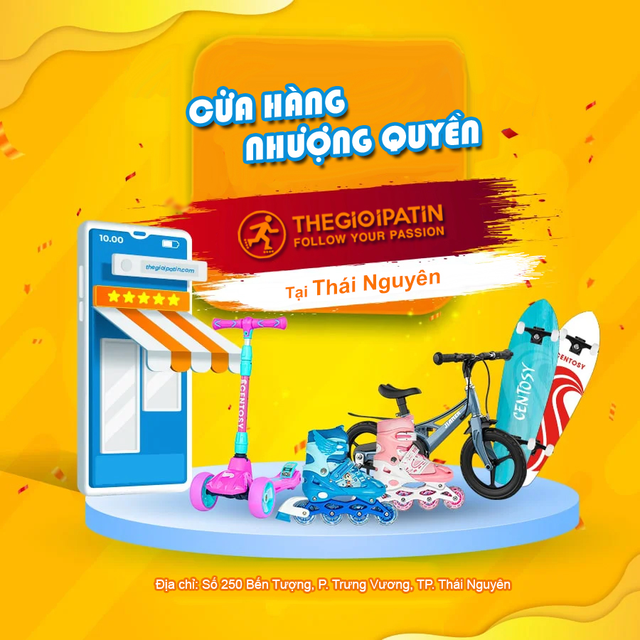 Tưng bừng khai trương cửa hàng nhượng quyền Thegioipatin Thái Nguyên